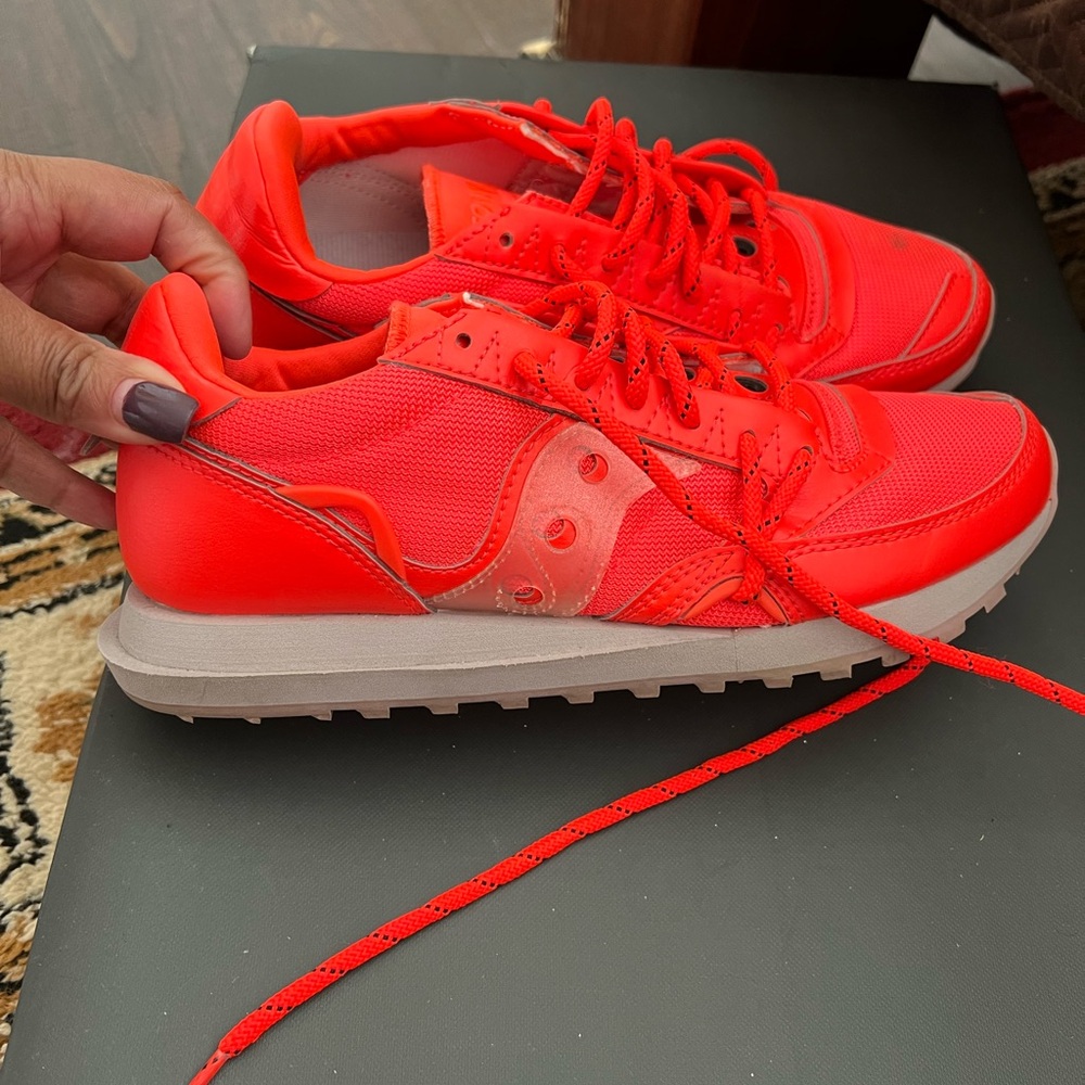 Florescent Orange Unisex Saucony Sneakers